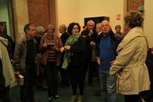 Remise du livre du colloque d'octobre 2014 autour de la guerre de 1914-1918, photographie Idelette Drogue-Chazalet