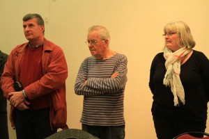 Remise du livre du colloque d'octobre 2014 autour de la guerre de 1914-1918, photographie Idelette Drogue-Chazalet