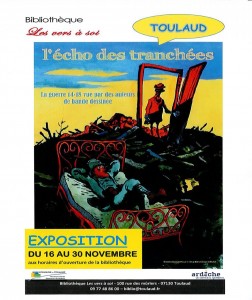 Exposition à Toulaud, la guerre 14-18 en bandes dessinées