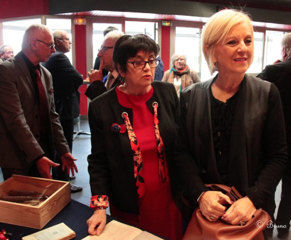 Journée de l’association des maires de la Drôme à Bourg-lès-Valence autour de la Grande Guerre, conférence des membres du CDH14-18