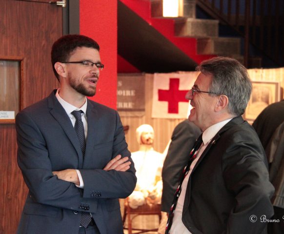 Journée de l’association des maires de la Drôme à Bourg-lès-Valence autour de la Grande Guerre, conférence des membres du CDH14-18