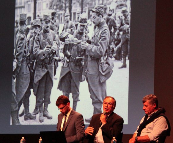 Journée de l’association des maires de la Drôme à Bourg-lès-Valence autour de la Grande Guerre, conférence des membres du CDH14-18