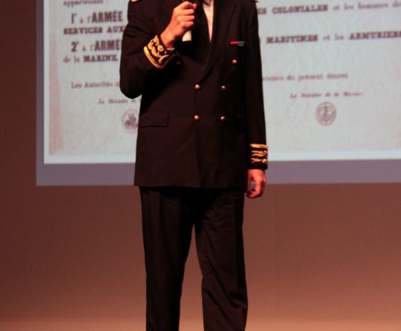 Journée de l’association des maires de la Drôme à Bourg-lès-Valence autour de la Grande Guerre, conférence des membres du CDH14-18