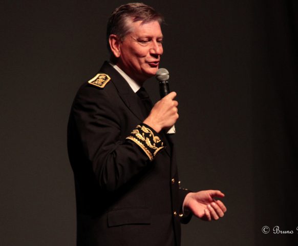 Journée de l’association des maires de la Drôme à Bourg-lès-Valence autour de la Grande Guerre, conférence des membres du CDH14-18