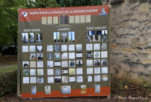 Commémoration du centenaire de l’Armistice de 1918 à Charpey, Saint-Vincent la Commanderie, Saint-Didier de Charpey